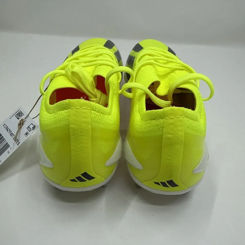 Men's Adidas X Crazyfast.1 Elite SG Cleats Boots Solar Energy IF0665 Size 5.5